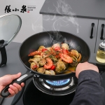 张小泉万家简品精铁炒锅    C...