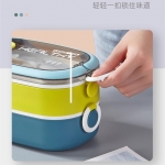 凯里尼亚双层不锈钢饭盒 CJ-21039 