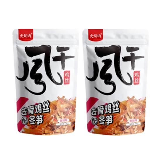 火焰山 风干鸡丝90g自立袋x2袋
