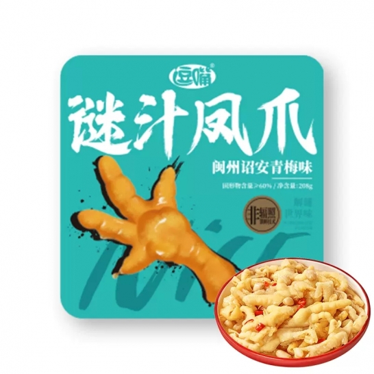 逗嘴 208g谜汁凤爪*1盒装（...