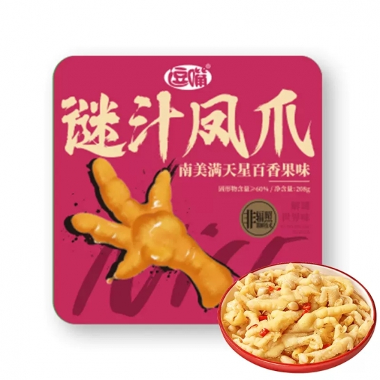 逗嘴 208g谜汁凤爪*1盒装（...