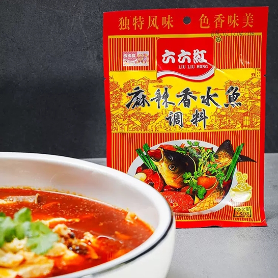 六六红 麻辣香水鱼调料150gx...