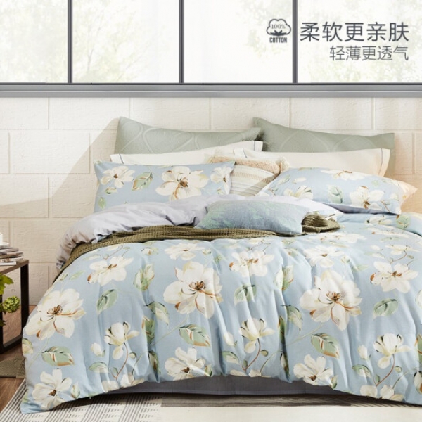 LOVO新雪丽抗菌纤维夏被（伊芙花园）200x230(cm)