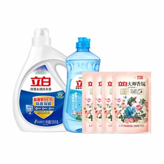 立白除菌洗衣液1.05kg酵素洁...