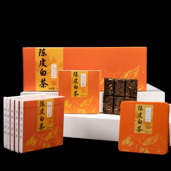 陈皮白茶360克/两盒 2016年寿眉 3年新会陈皮